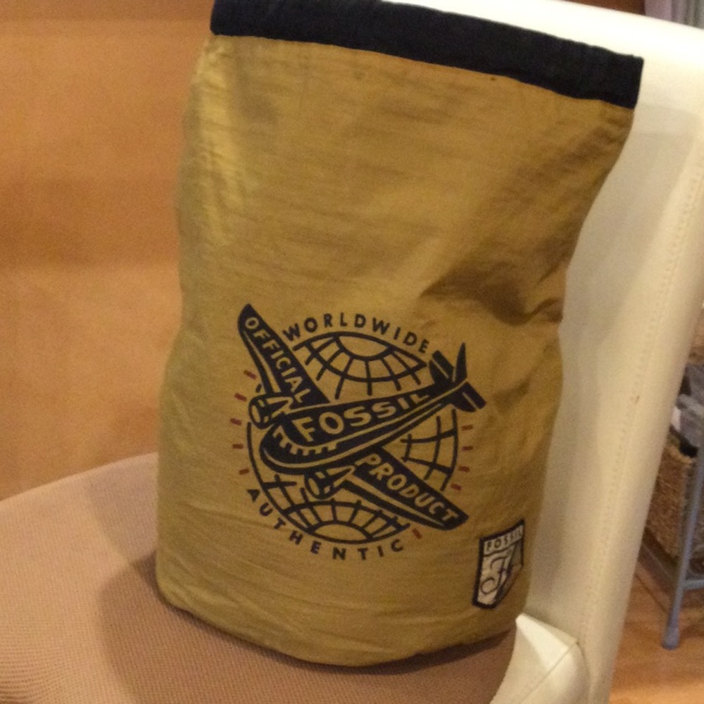 NWT old stock Fossil Canvas Backpack